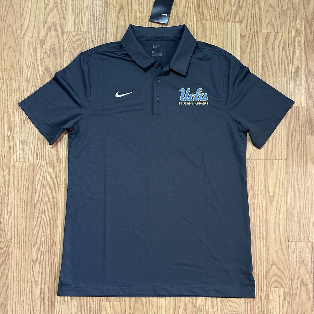 Nike Black UCLA Student Affairs Polo with Blue Logo